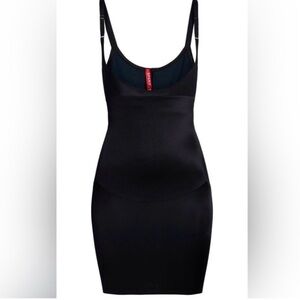 Spanx SmartGrip Open Bust Full Slip Color Very Black Size XL